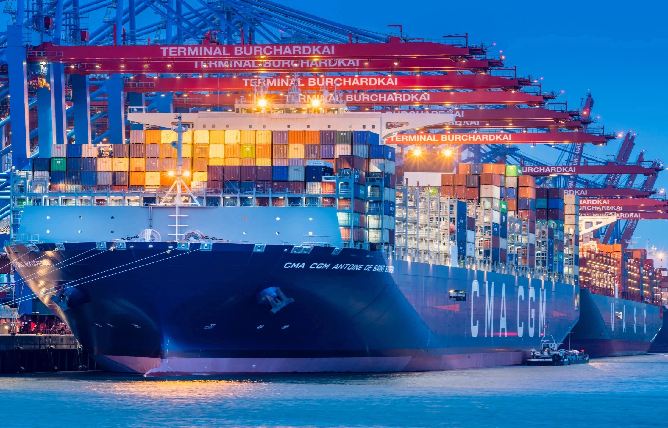image of a ship on the dock